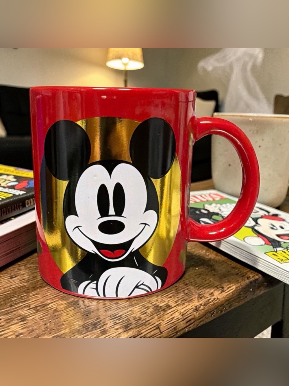 Mickey Mouse Disney Galerie Red XL Ceramic Coffee  Mug Cup 14 Oz